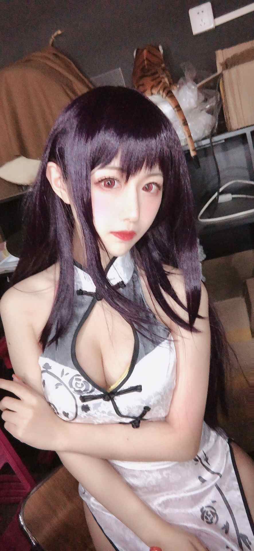 Shika小鹿鹿学姐旗袍